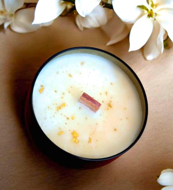 Velas aromáticas artesanales de soja aroma jazmín